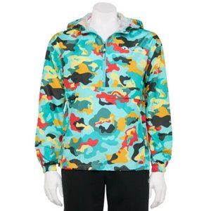 Champion Mens Abstract Camo Stadium Packable Windbreaker Anorak Jacket